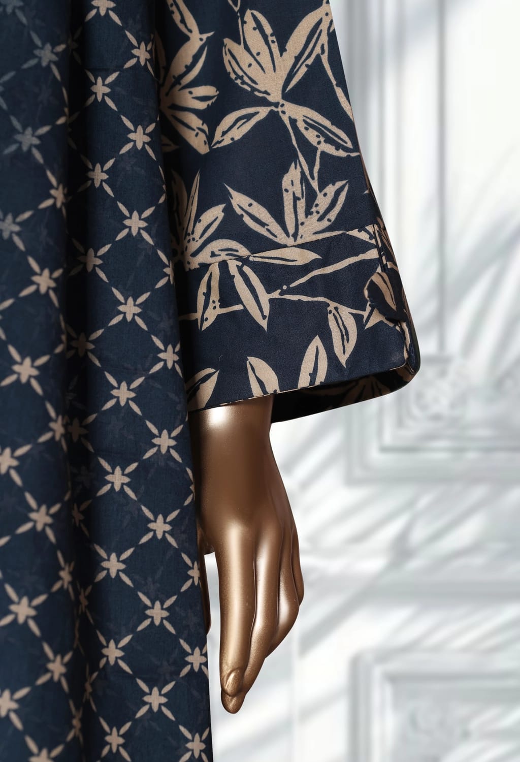 Binsaeed Lawn Printed 3pc (LSM120)