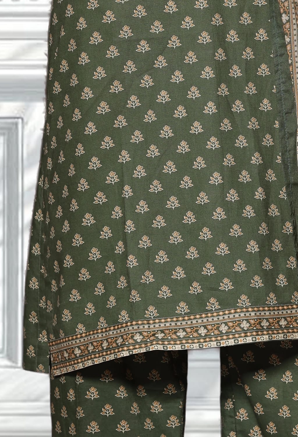 Binsaeed Lawn Printed 3pc (LSM128)