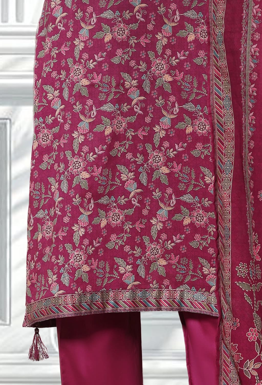 Binsaeed Lawn Printed 3pc (LSM070)