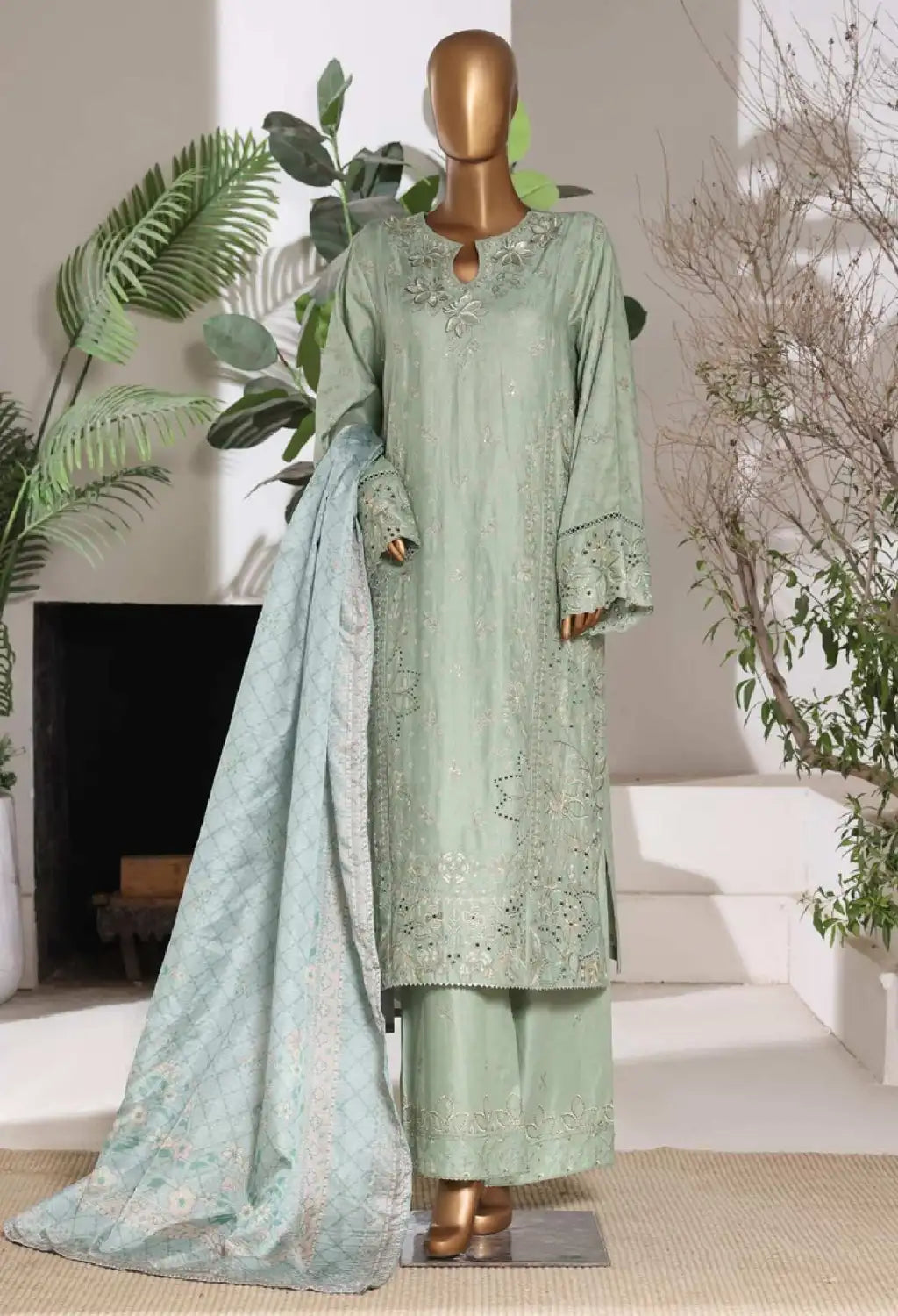 BIN SAEED LUXURY JACQUARD 3PC COLLECTION 07