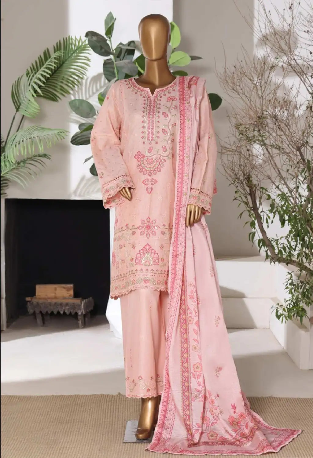 BIN SAEED LUXURY JACQUARD 3PC COLLECTION 01