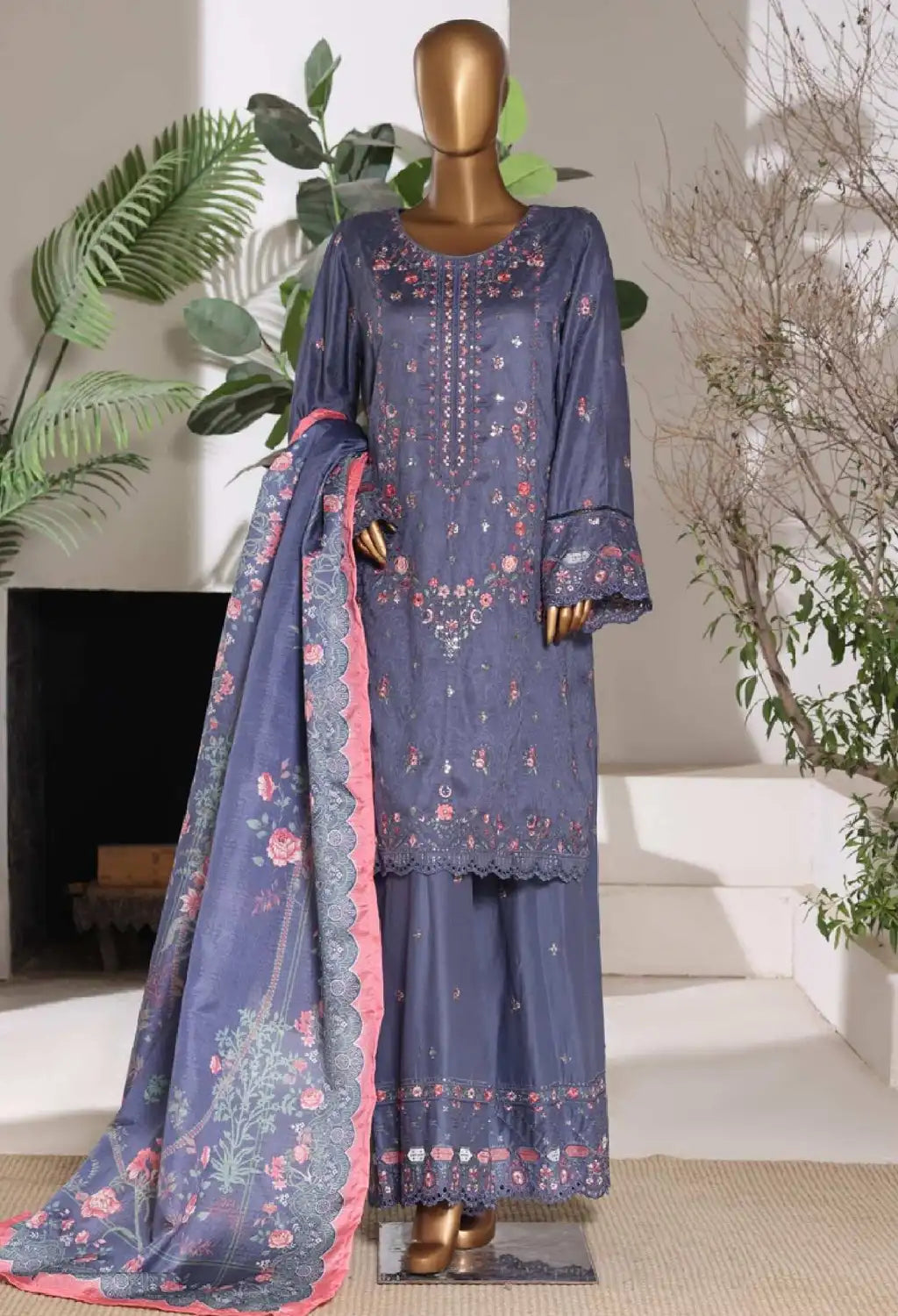 BIN SAEED LUXURY JACQUARD 3PC COLLECTION 02