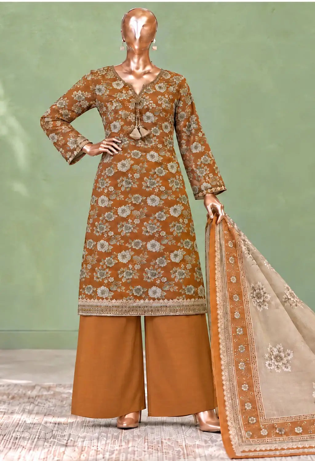 BIN SAEED 3PC PRINTED KHADDAR FIZA COLLECTION
