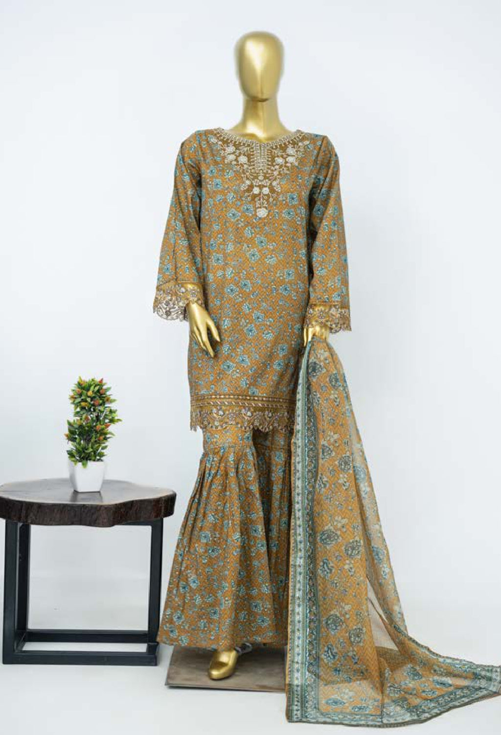 BIN SAEED EXCLUSIVE EMBROIDERED 3PC COLLECTION 03