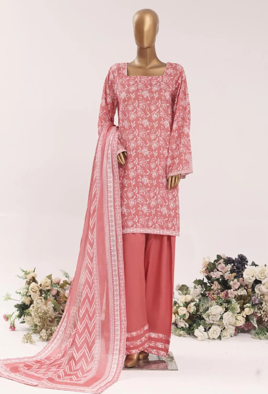 BIN SAEED FARSHI SHALWAR 3PC VOLUME 3 COLLECTION 01