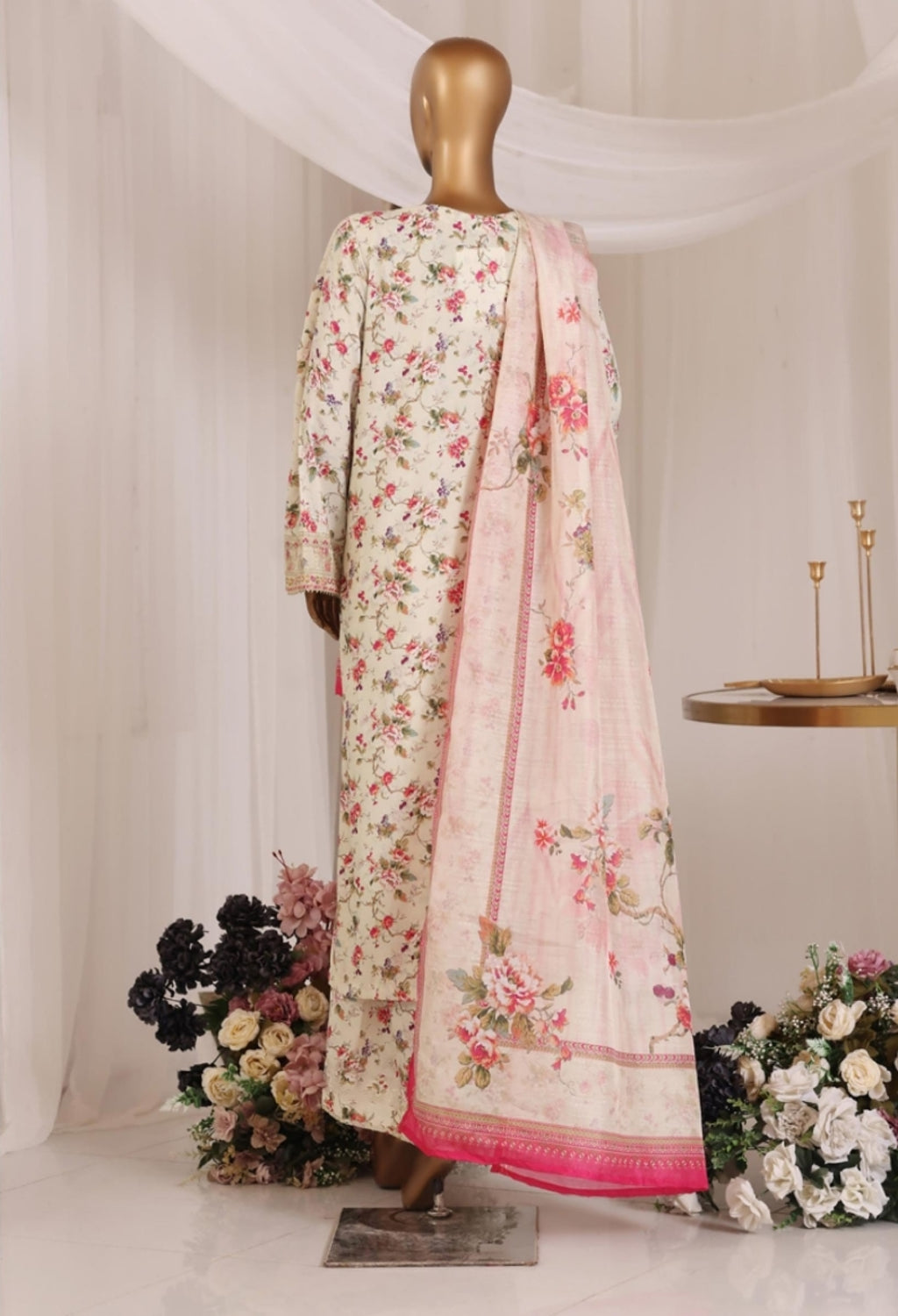 BIN SAEED LUXURY CHIKANKARI & CUTWORKKARI 3PC COLLECTION 03