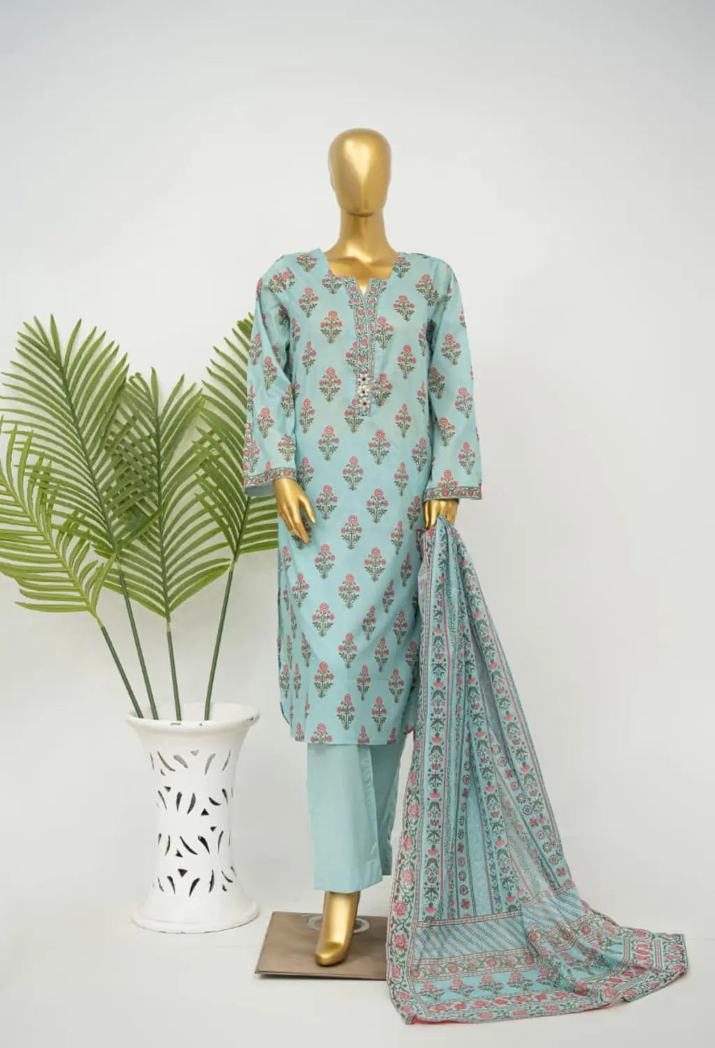 Binsaeed Printed Three piece