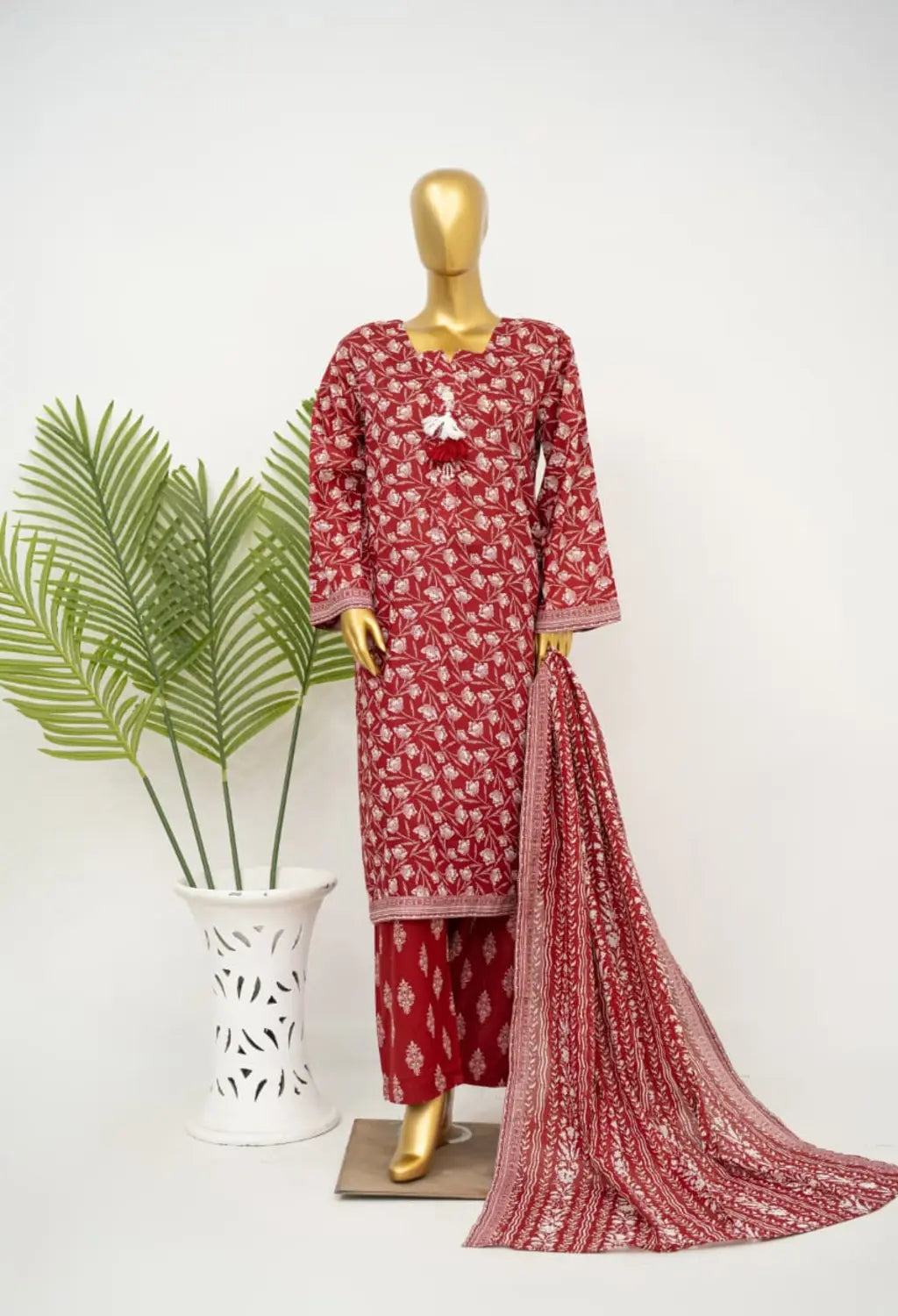 Binsaeed Printed Three piece