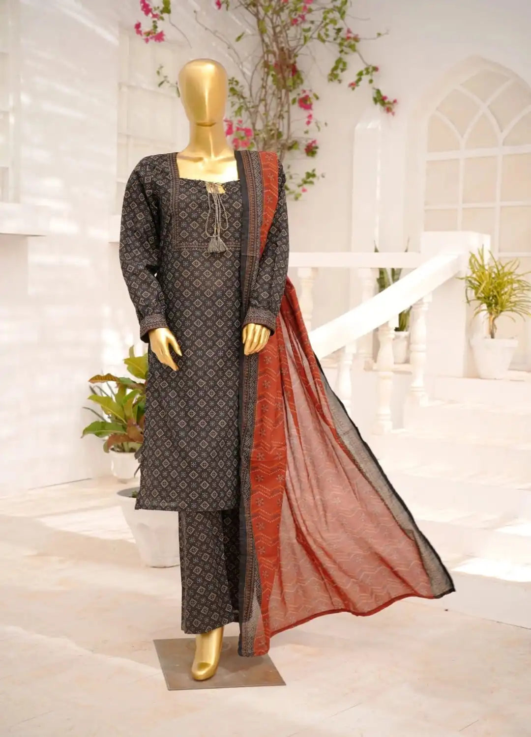 Binsaeed Printed 3pc P8