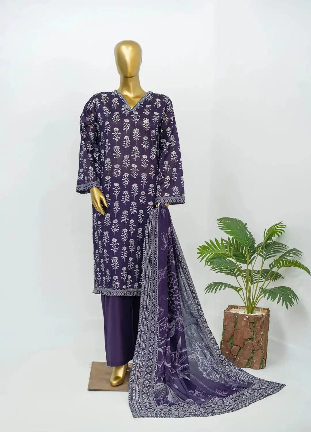 Binsaeed Printed 3pc P10