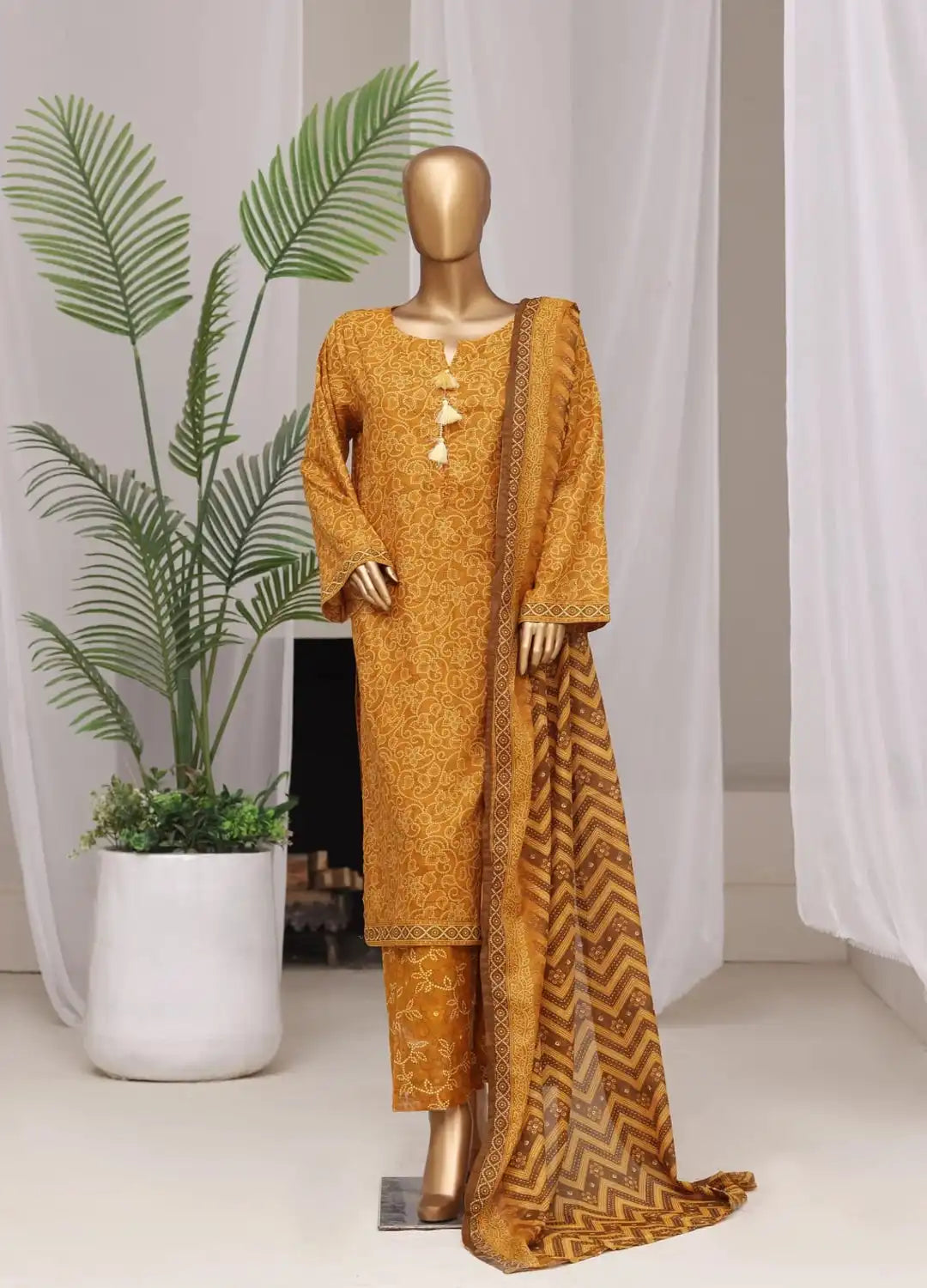 Binsaeed Printed 3pc P14