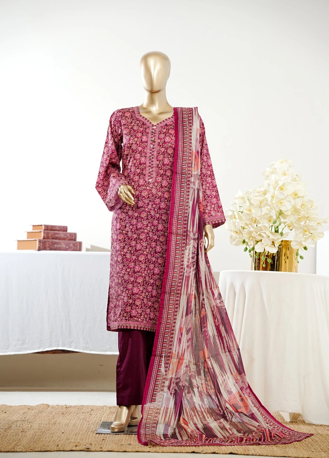 Binsaeed Printed 3pc P16
