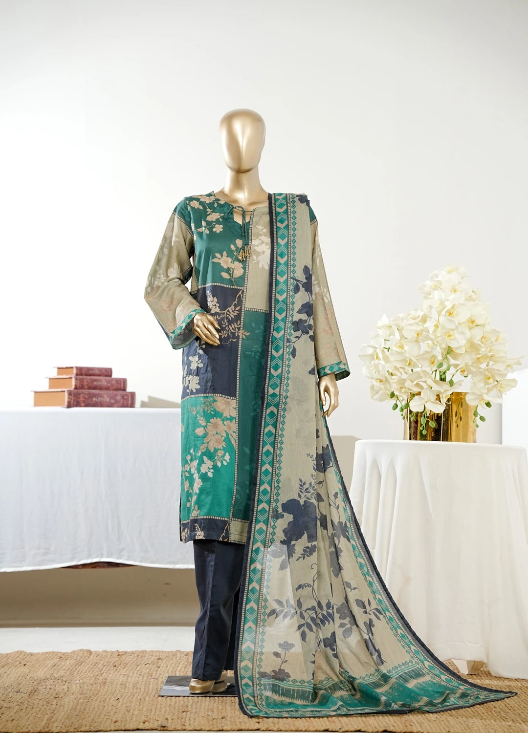 Binsaeed Printed 3pc P17