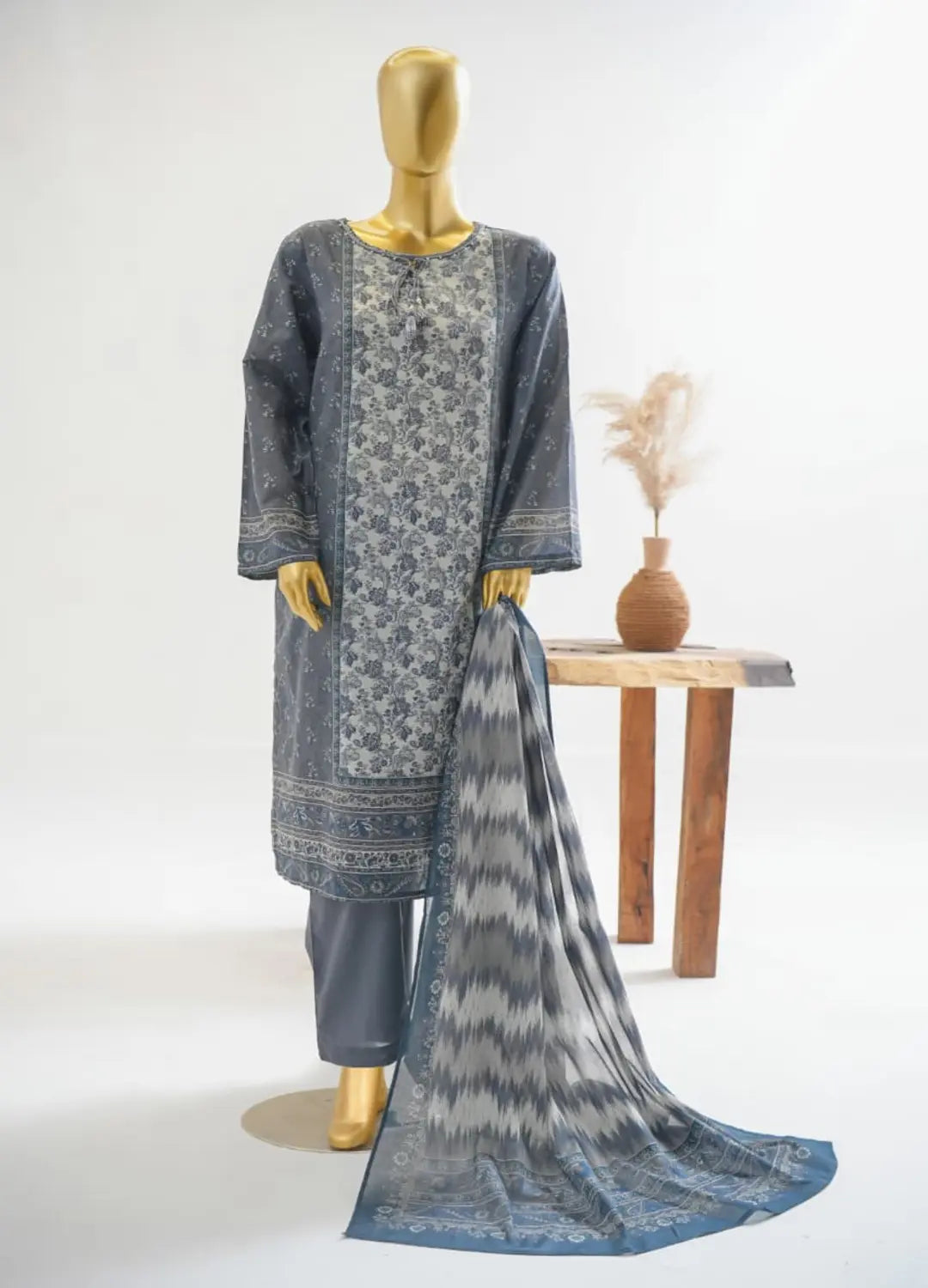 Binsaeed Printed 3pc P4
