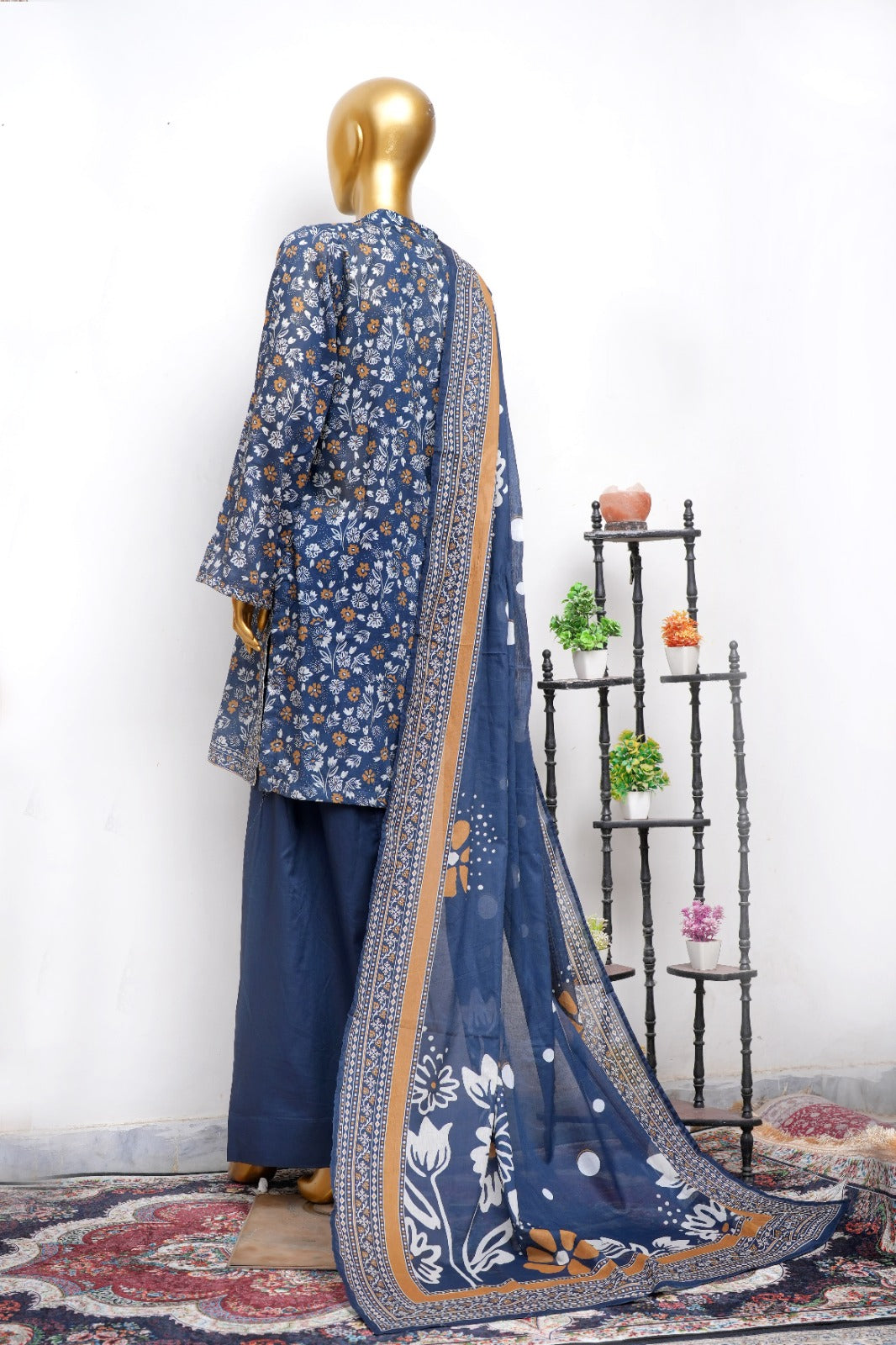 Bin Saeed Three Piece Farshi Exclusive lsm 0583