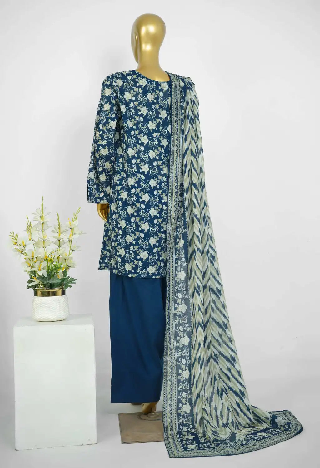 BIN SAEED EXCLUSIVE FARSHI SHALWAR 3PC COLLECTION