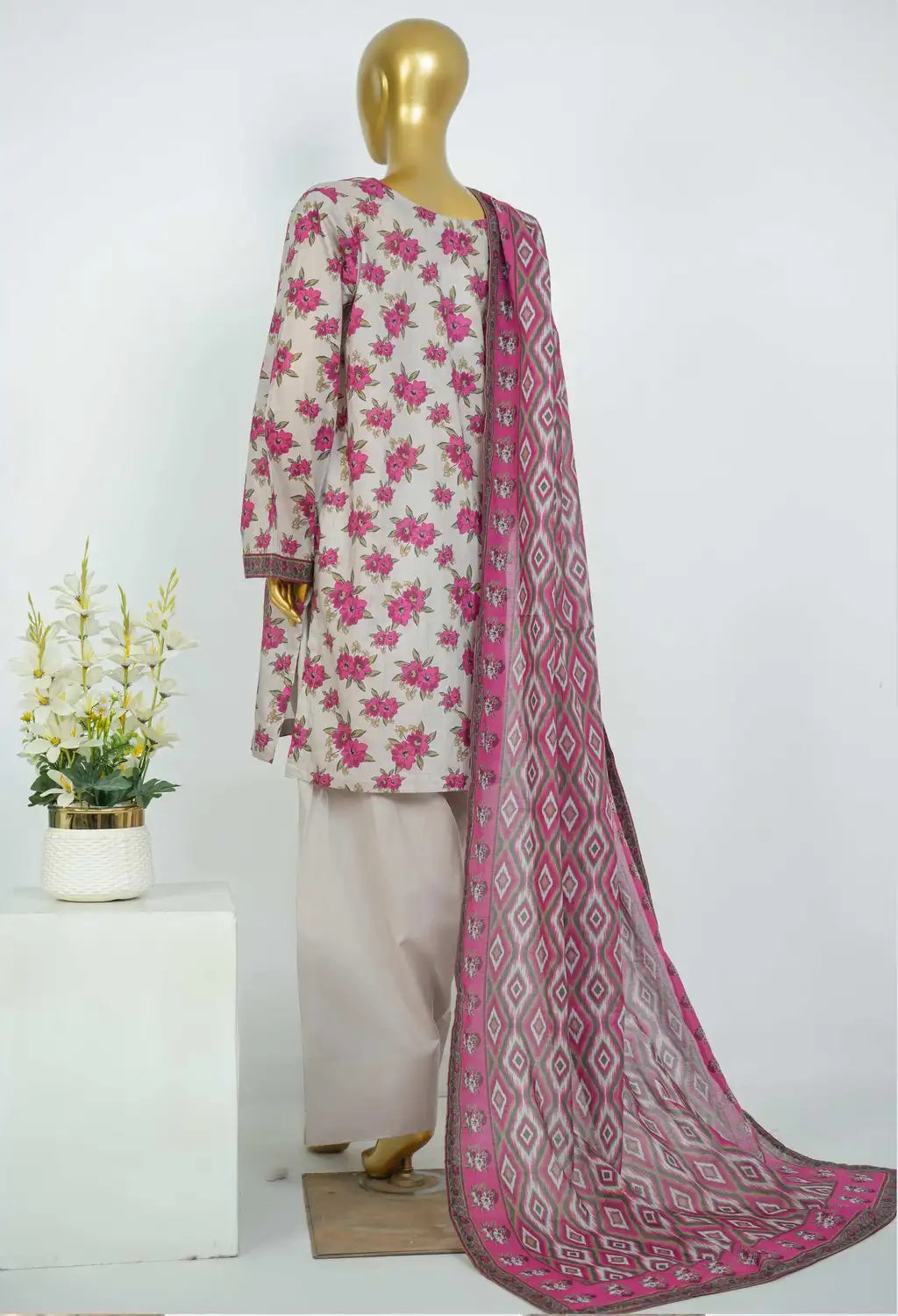 BIN SAEED EXCLUSIVE FARSHI SHALWAR 3PC COLLECTION