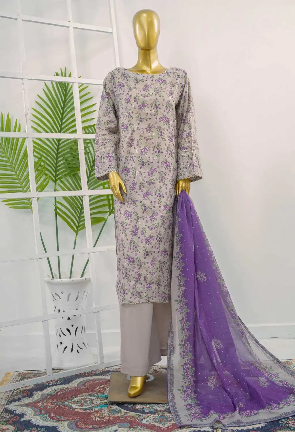 BIN SAEED EXCLUSIVE EMBROIDERED 3PC COLLECTION 04