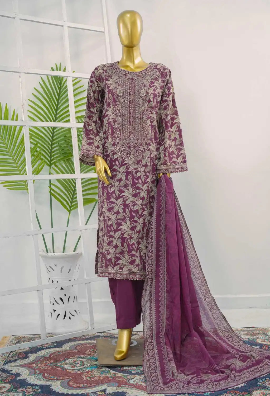 BIN SAEED EXCLUSIVE EMBROIDERED 3PC COLLECTION 06