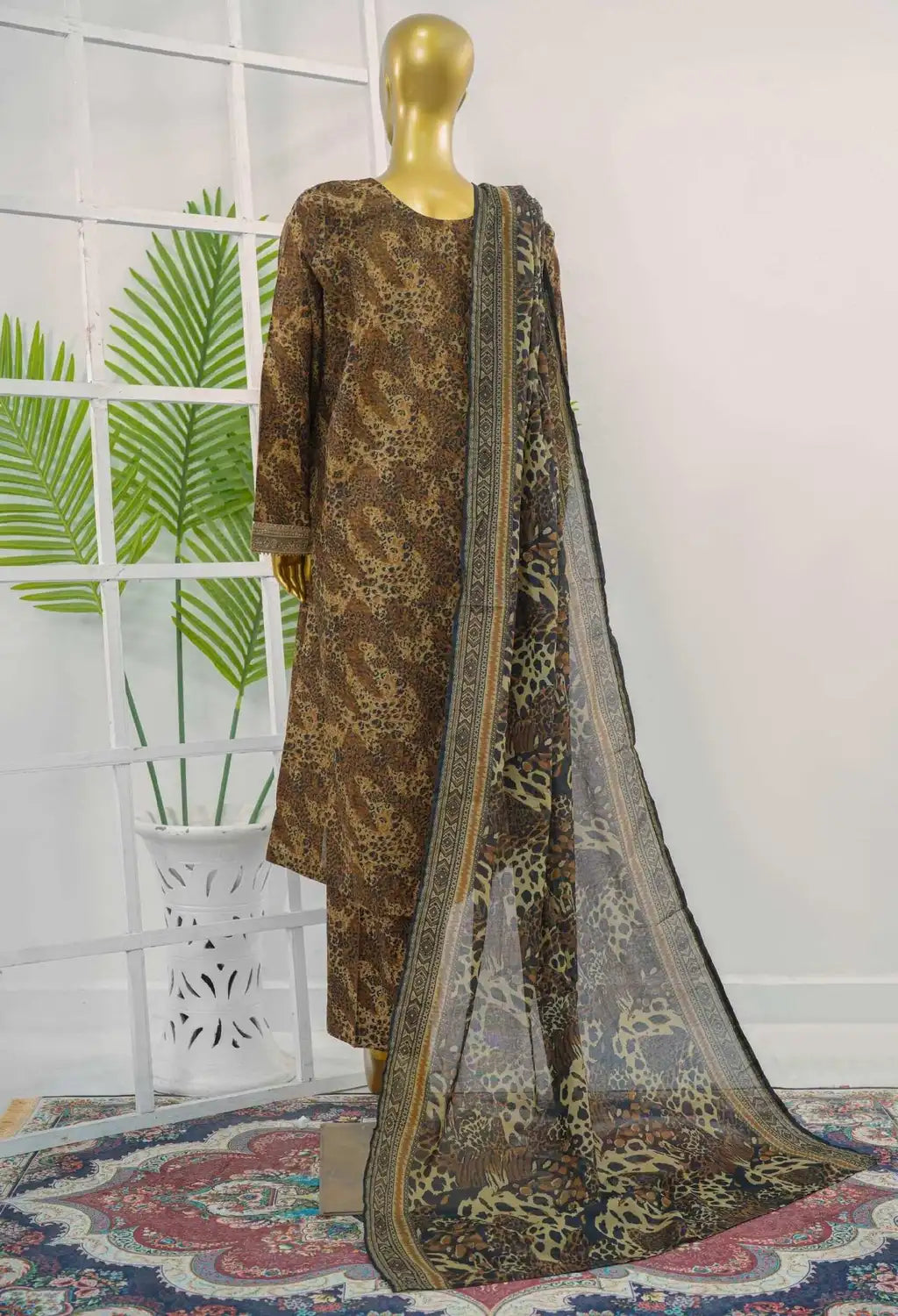 BIN SAEED EXCLUSIVE EMBROIDERED 3PC COLLECTION 07