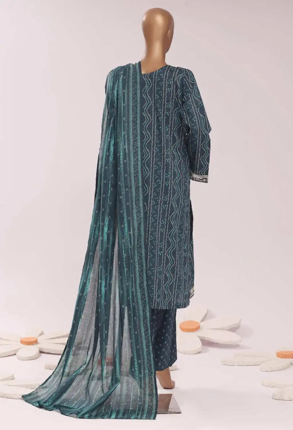 BIN SAEED EXCLUSIVE EMBROIDERED 3PC COLLECTION 02