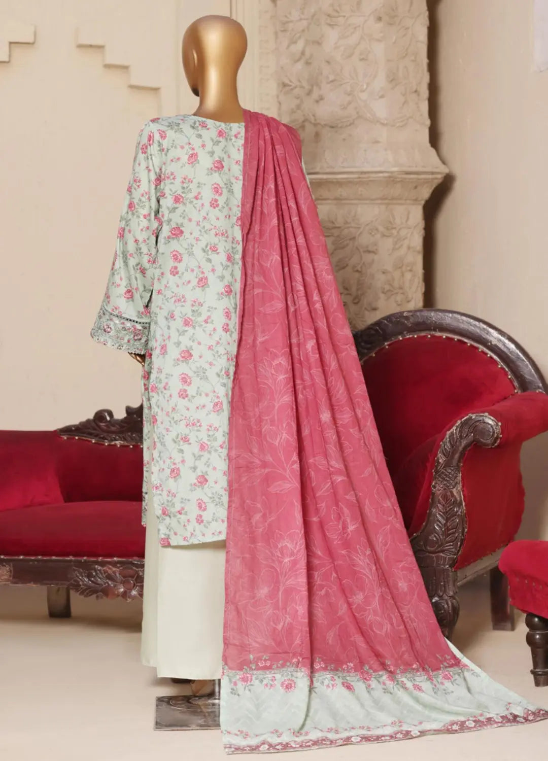 BIN SAEED EXCLUSIVE EMBROIDERED 3PC COLLECTION VOLUME 5 D03