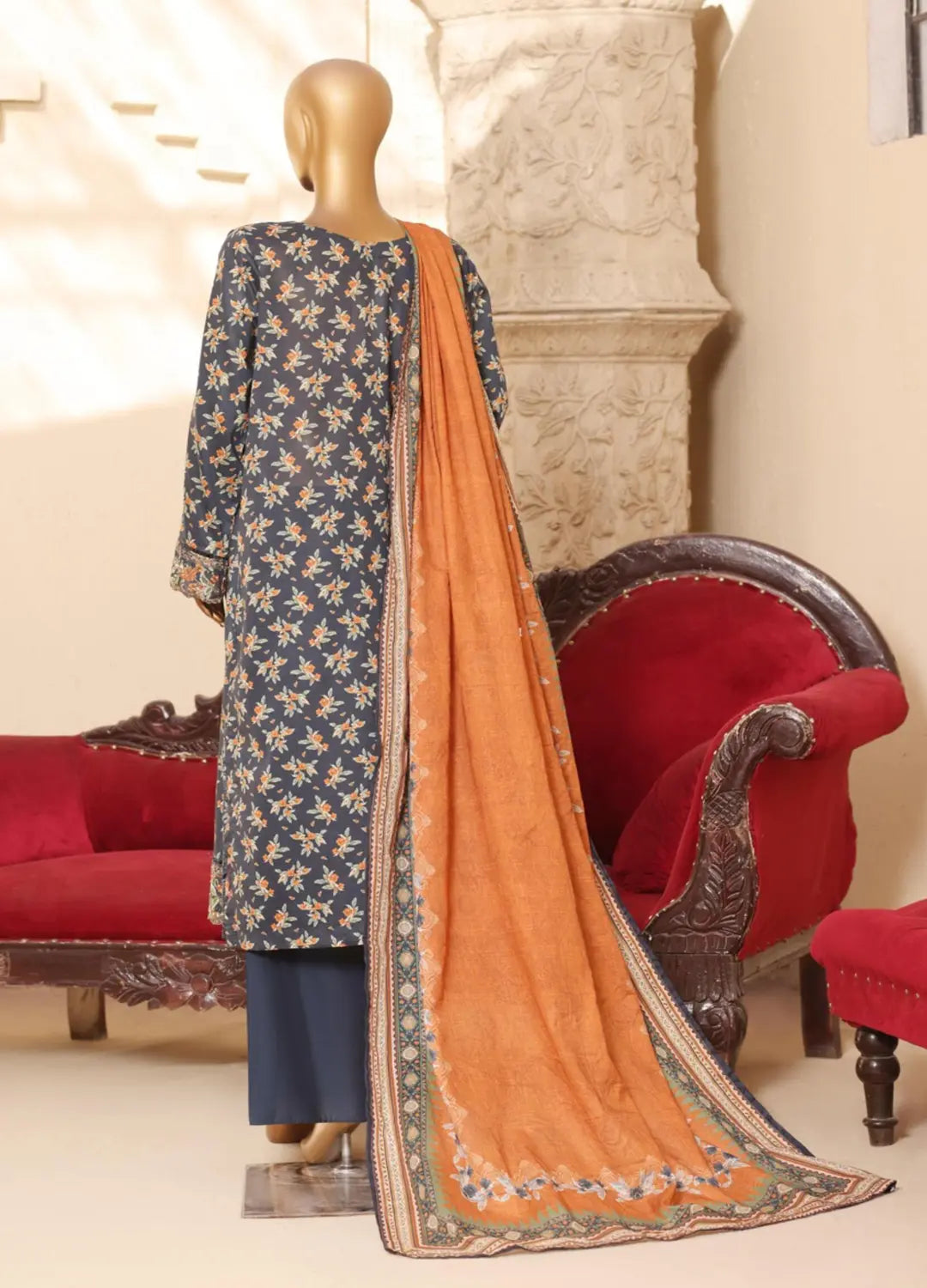 BIN SAEED EXCLUSIVE EMBROIDERED 3PC COLLECTION VOLUME 5 D06