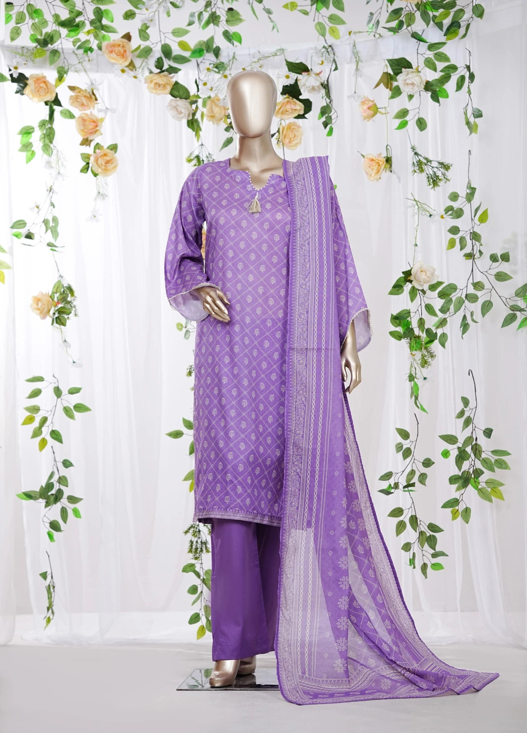 Binsaeed Printed Three piece P24