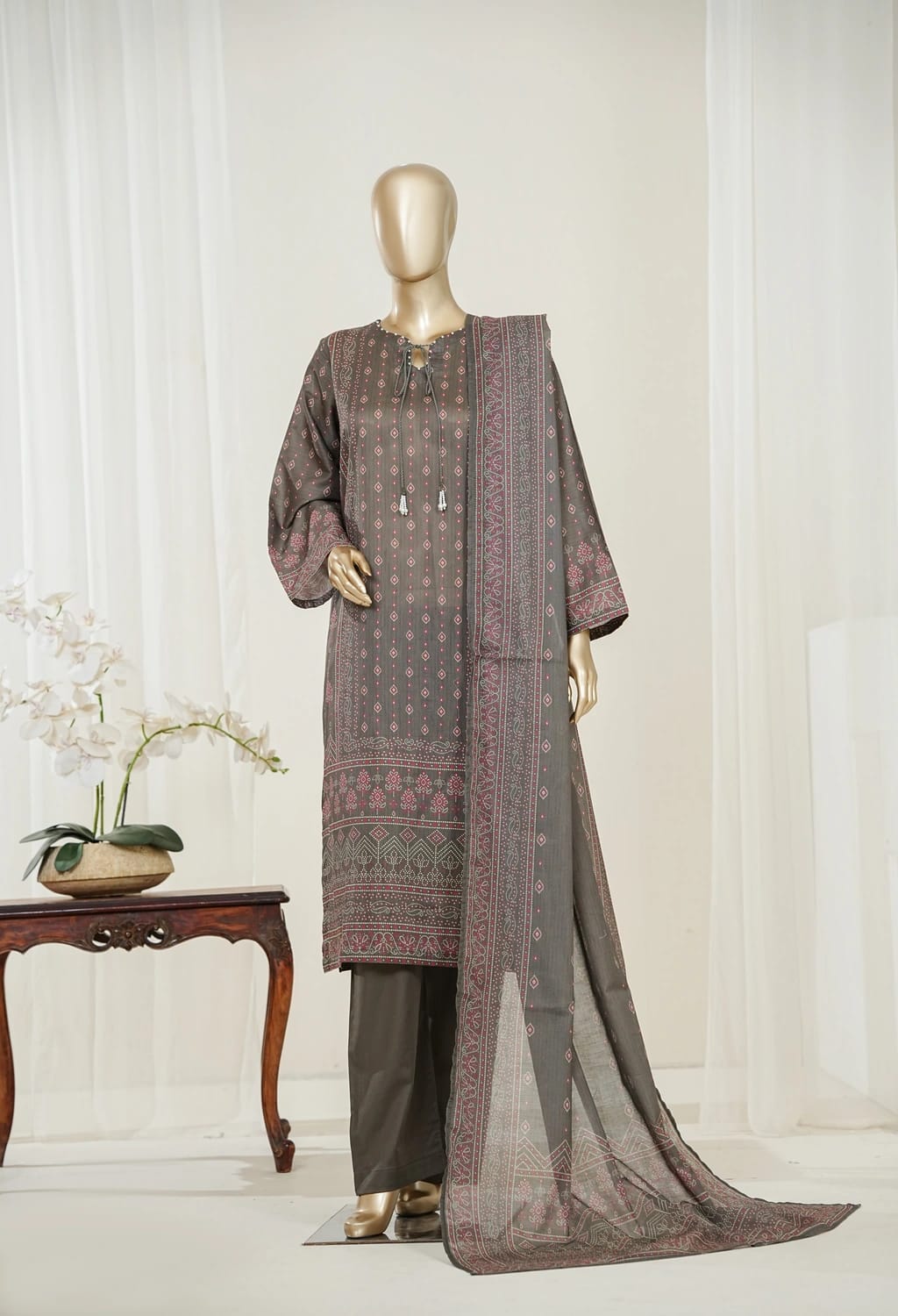 Binsaeed Printed Three piece P30