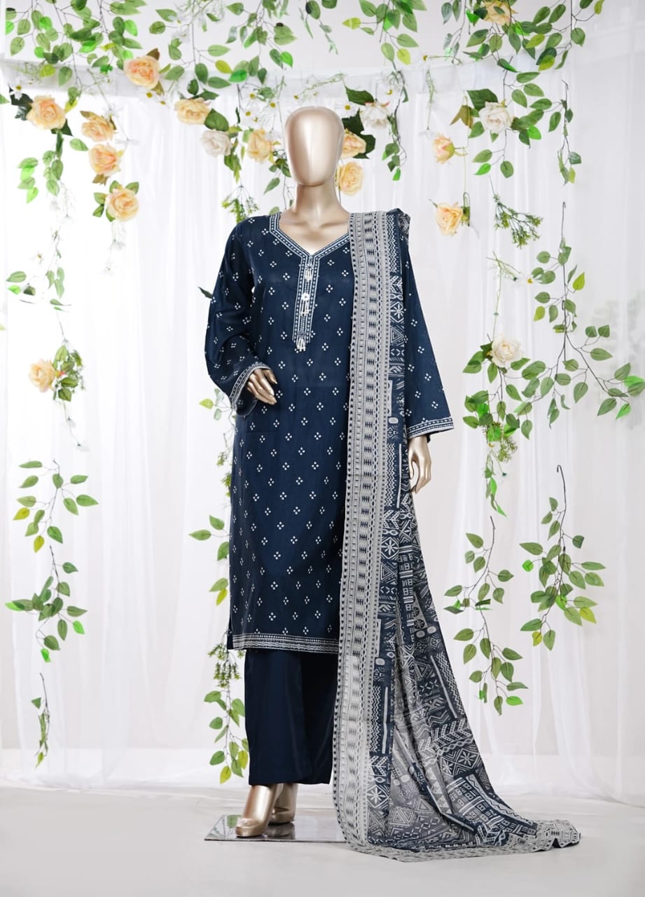 Binsaeed Printed Three piece P27