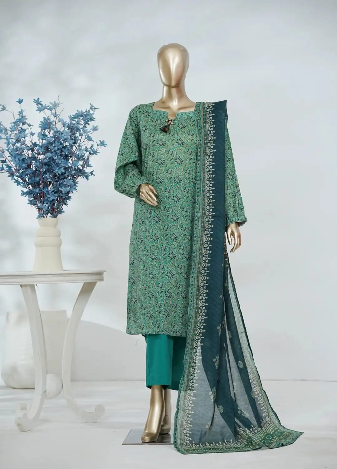 Binsaeed Printed Three piece P36