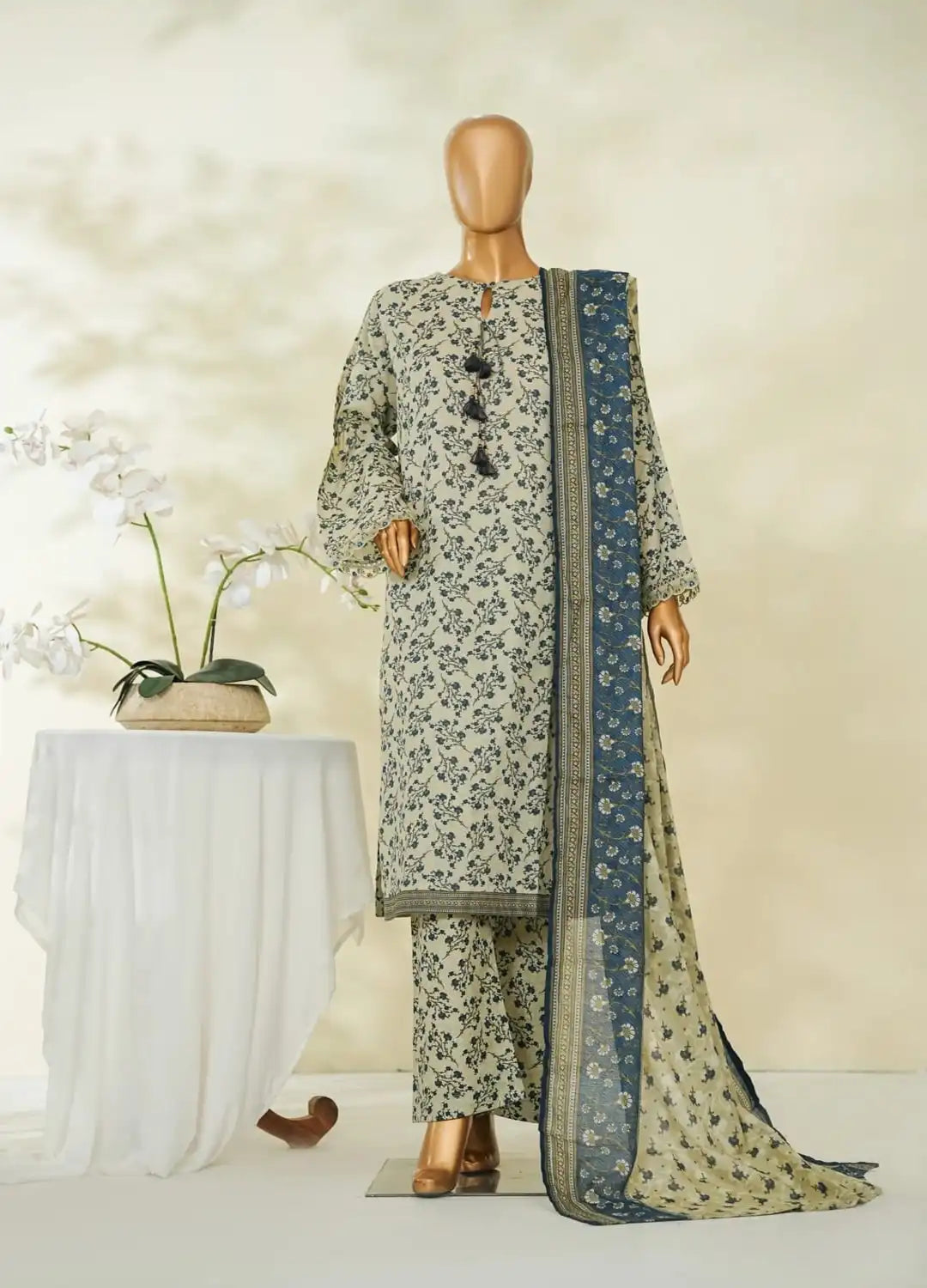 Binsaeed Printed Three piece P39