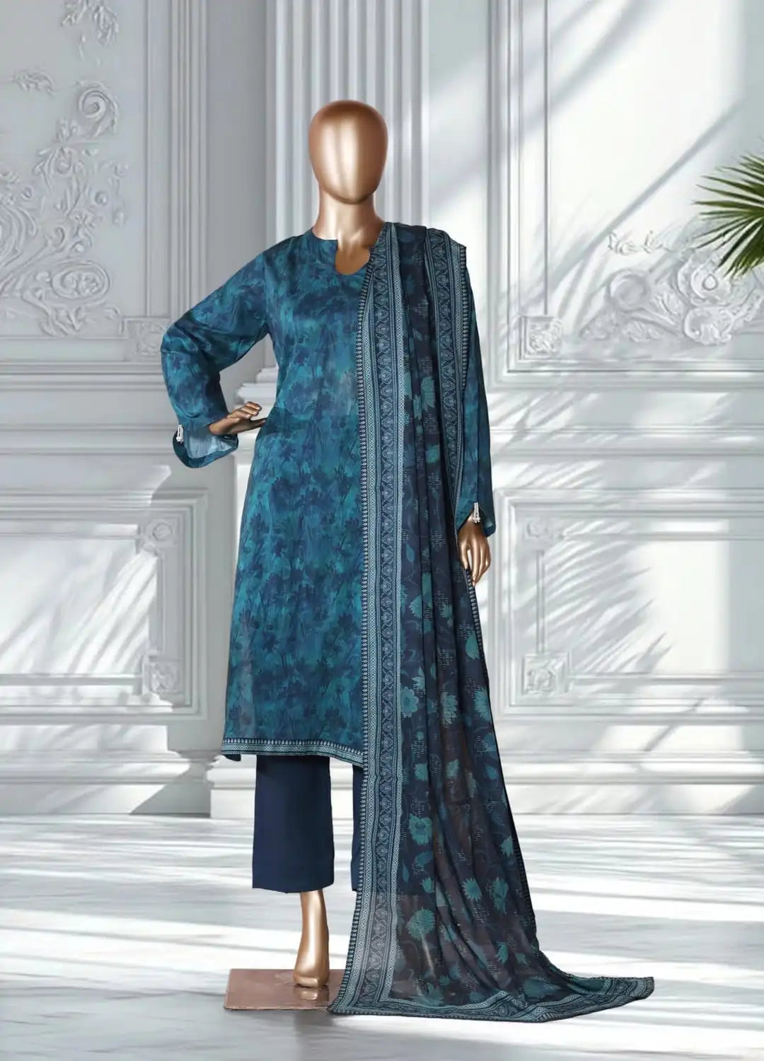 Binsaeed Printed Three piece P42