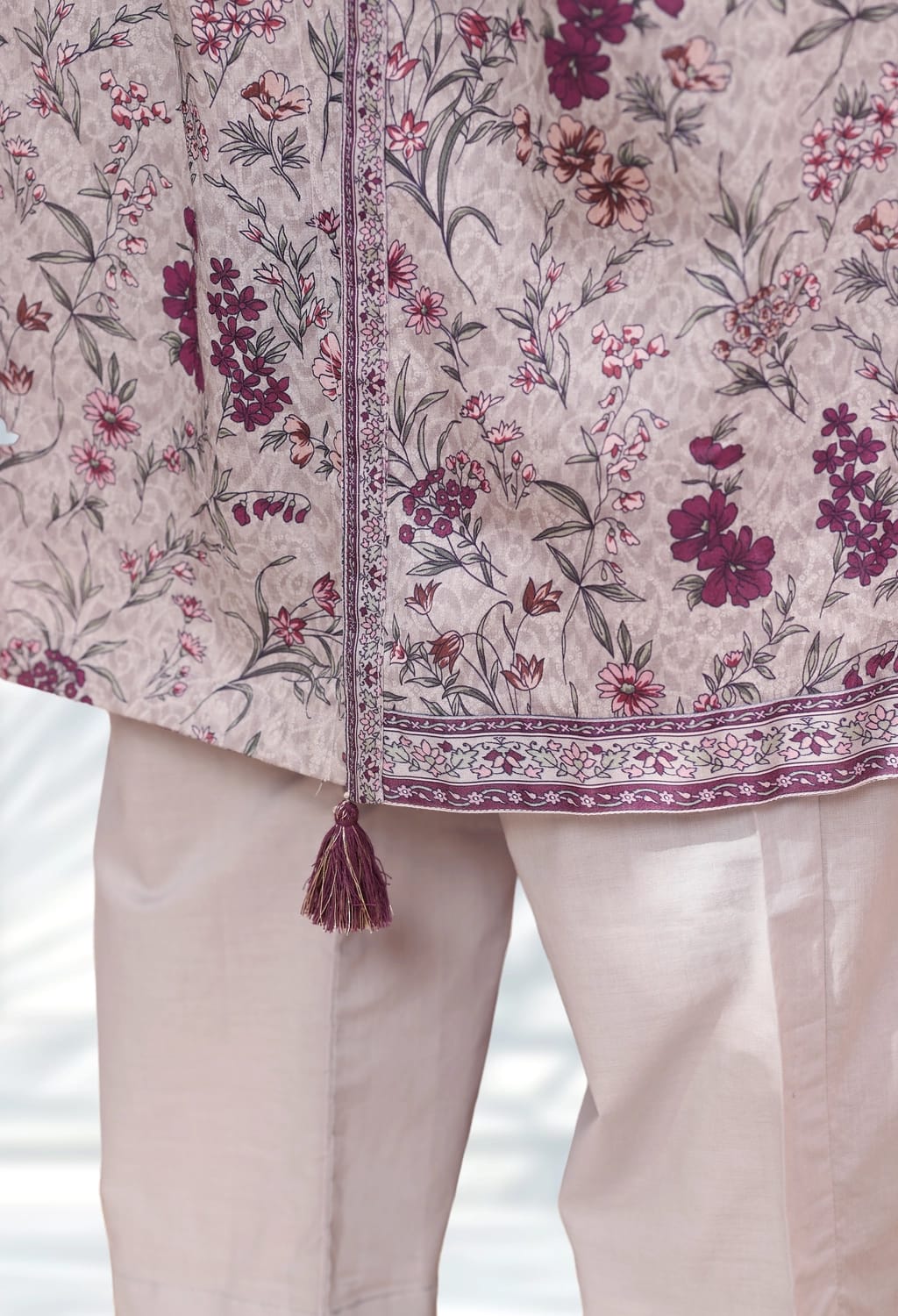 Binsaeed Lawn Printed 3pc (LSM061)