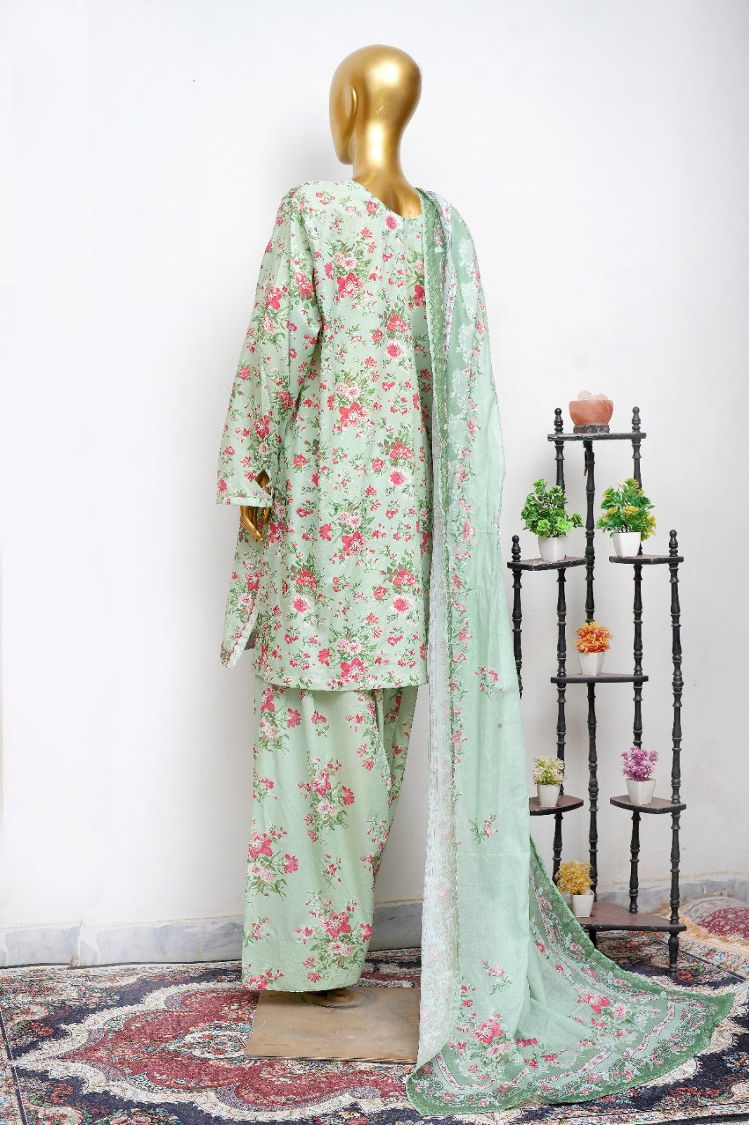 Bin Saeed Three Piece Farshi Exclusive lsm 0367