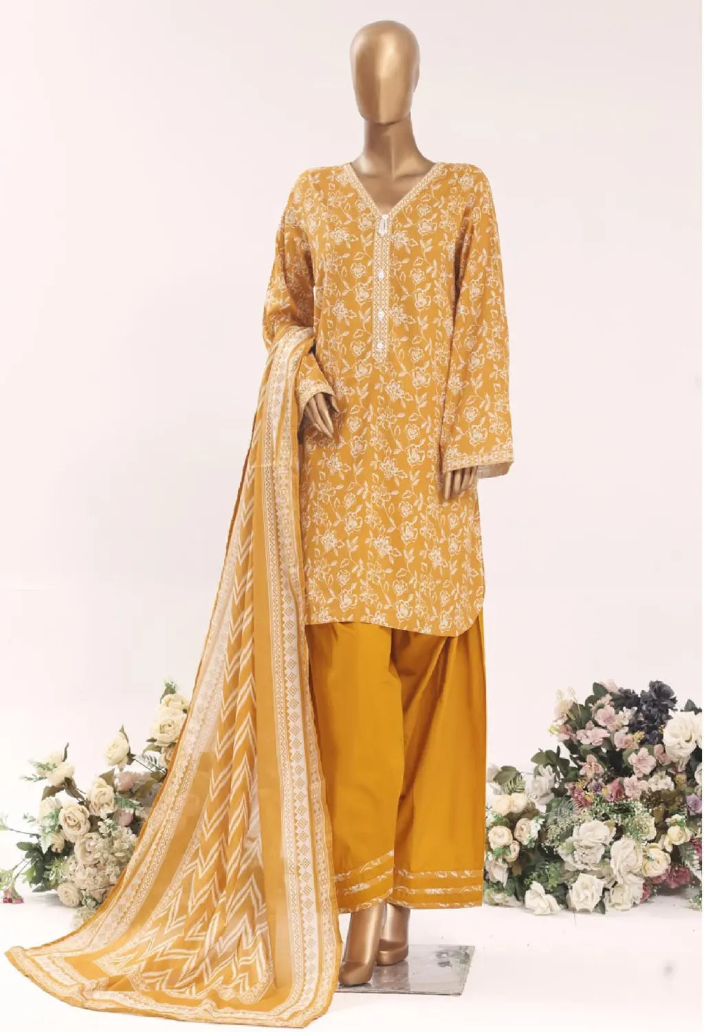 BIN SAEED FARSHI SHALWAR 3PC VOLUME 3 COLLECTION 08