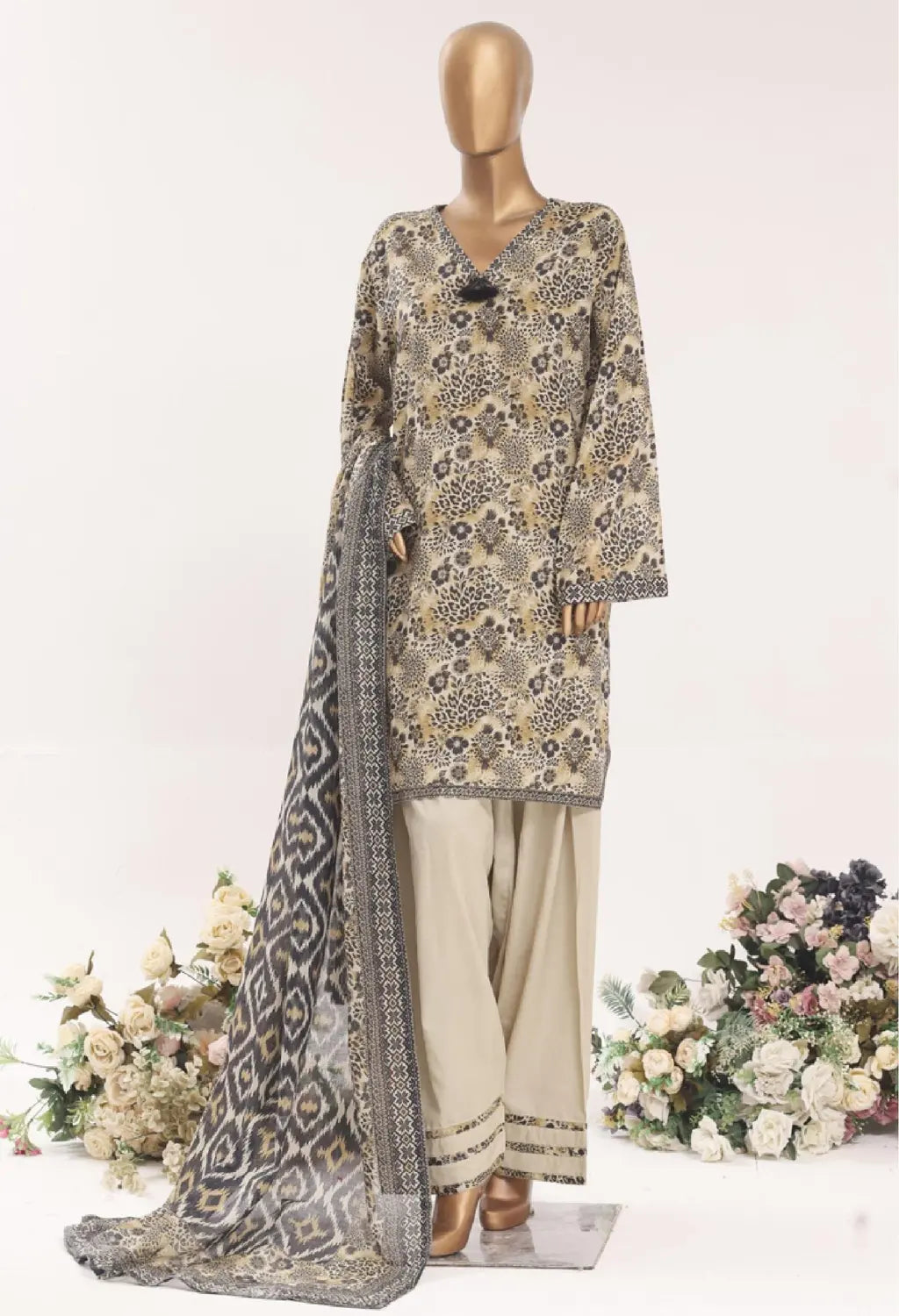 BIN SAEED FARSHI SHALWAR 3PC VOLUME 3 COLLECTION 09