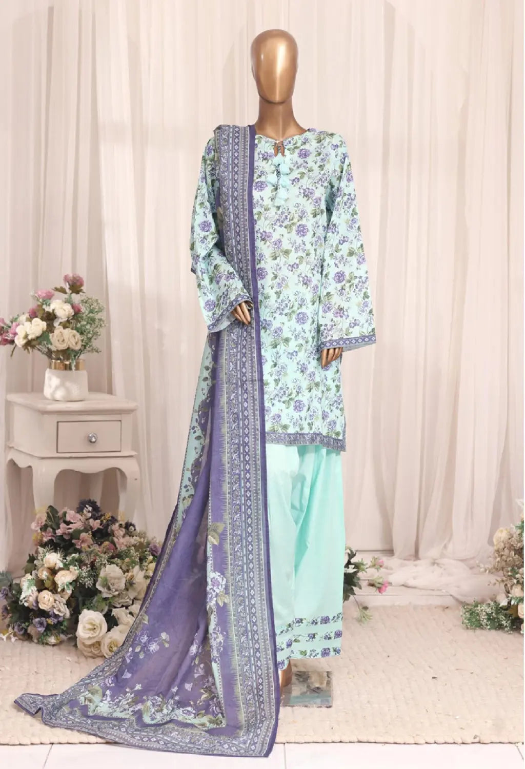 BIN SAEED FARSHI SHALWAR 3PC VOLUME 3 COLLECTION 02