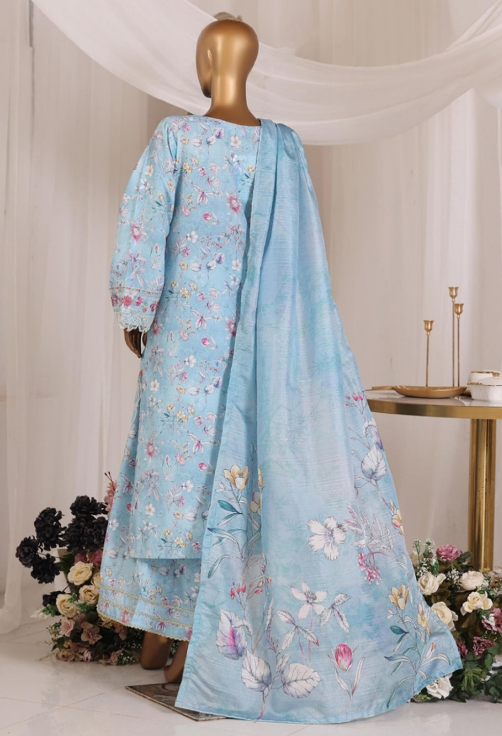 BIN SAEED LUXURY CHIKANKARI & CUTWORKKARI 3PC COLLECTION 04