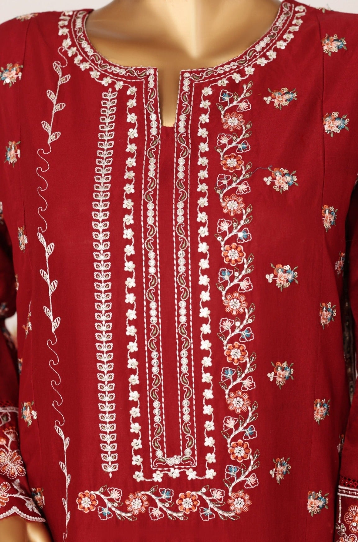 Binsaeed Lawn Embroided 3pc (D2557-O)