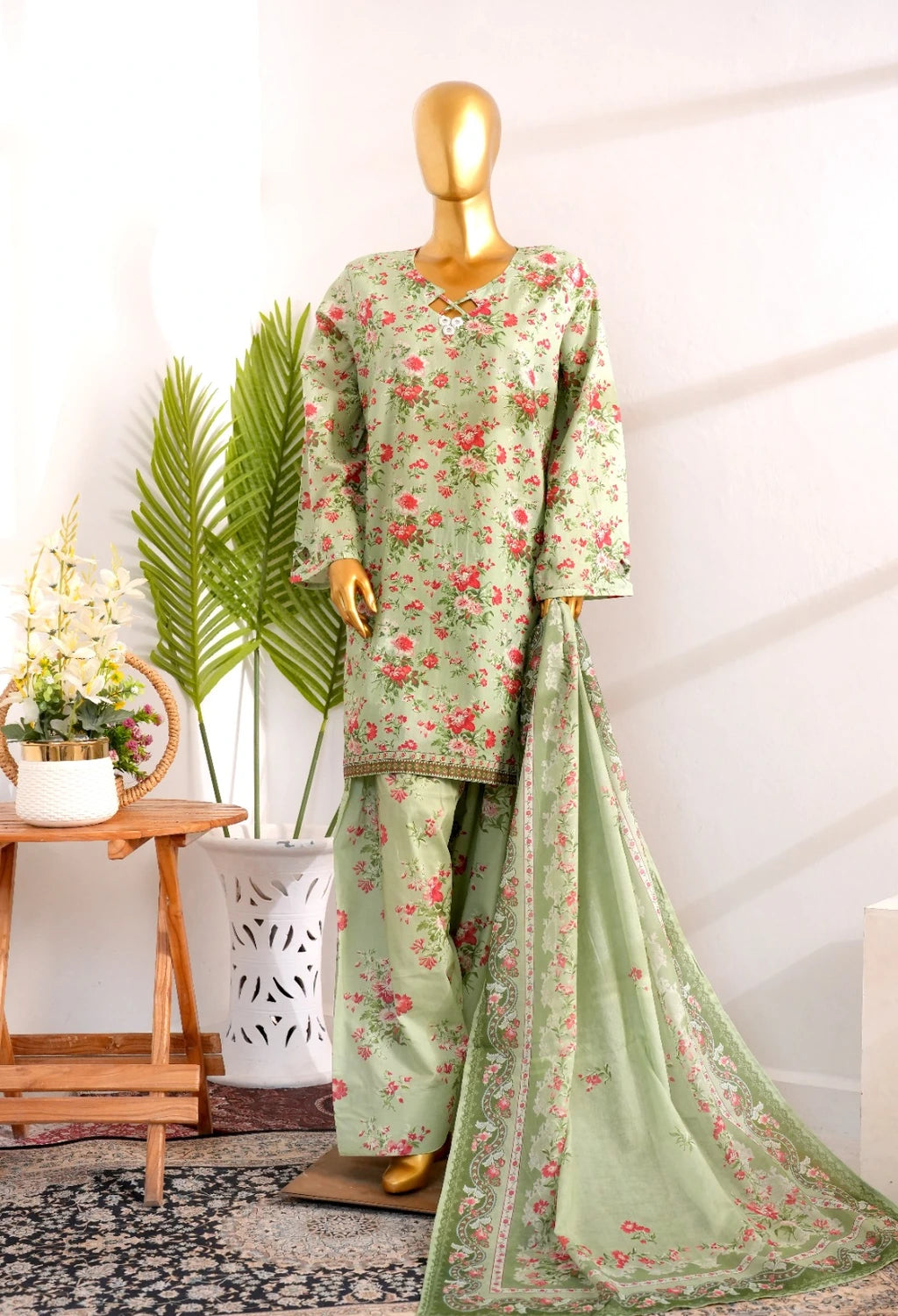 Bin Saeed Three Piece Farshi Exclusive