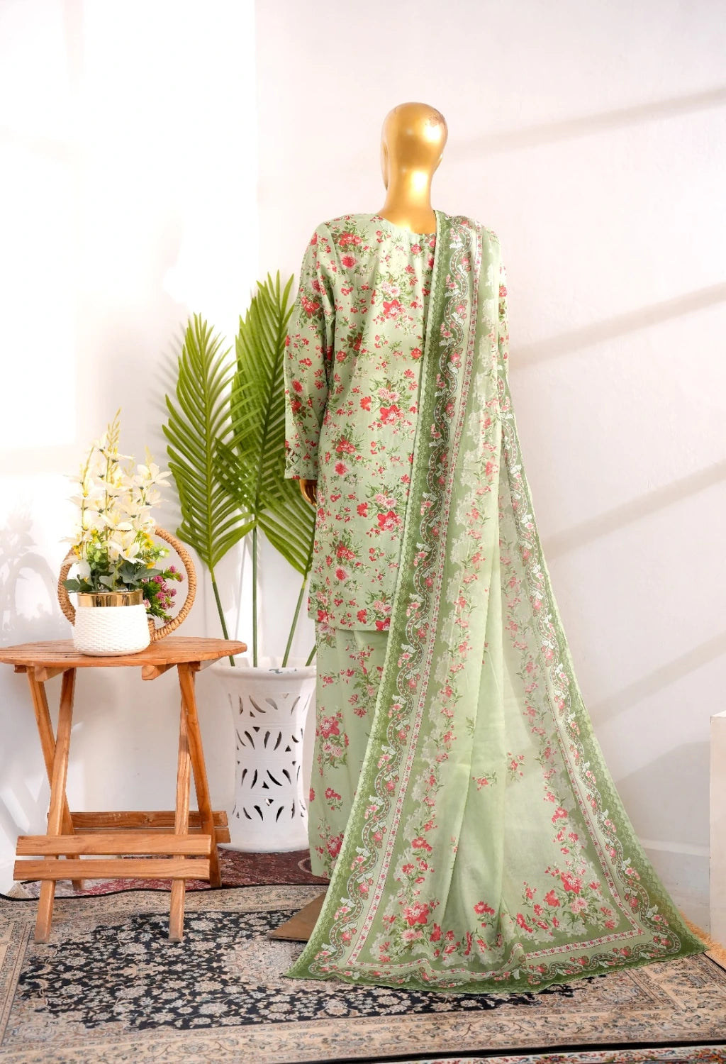 Bin Saeed Three Piece Farshi Exclusive