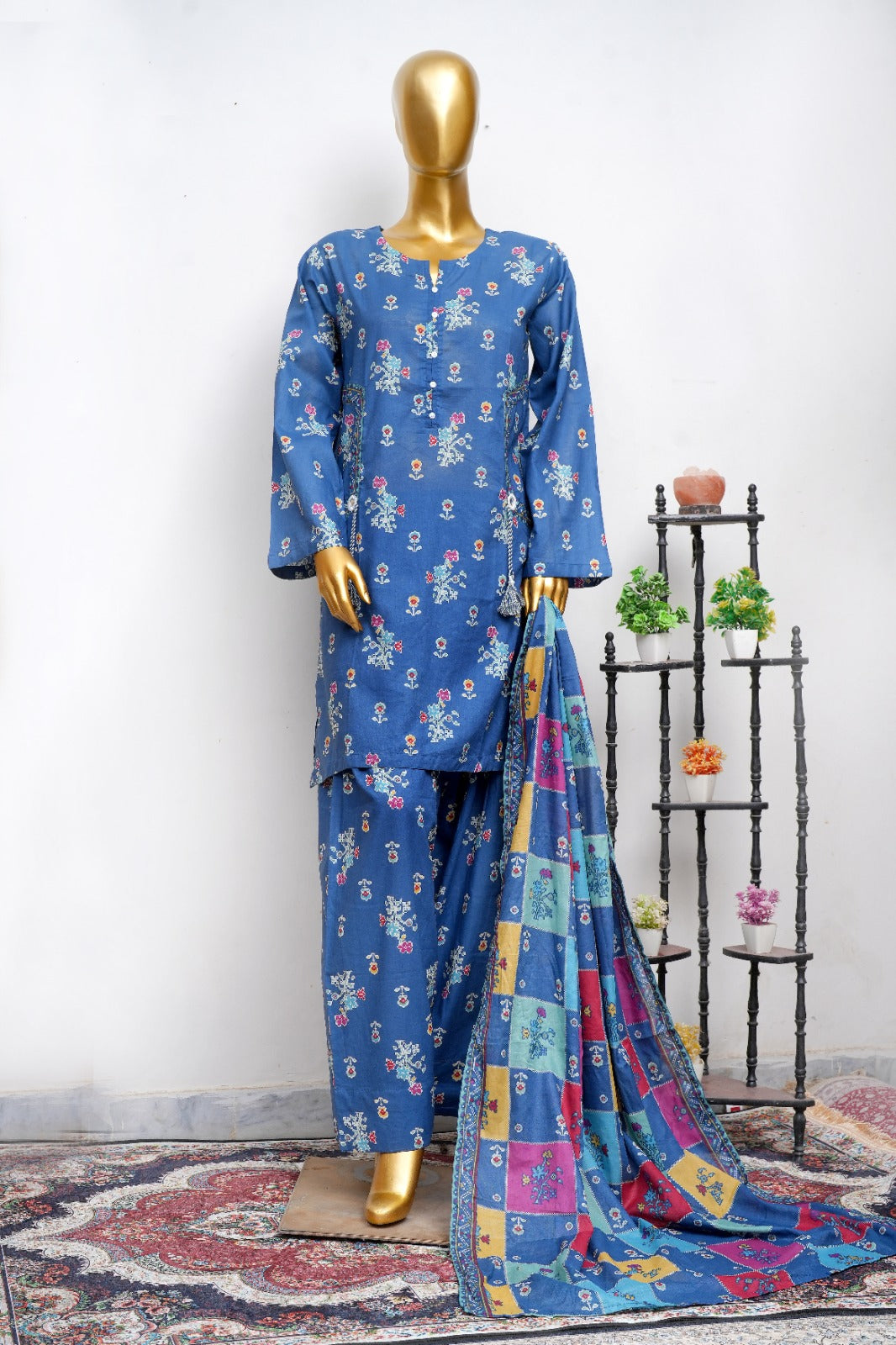 Bin Saeed Three Piece Farshi Exclusive lsm 0629