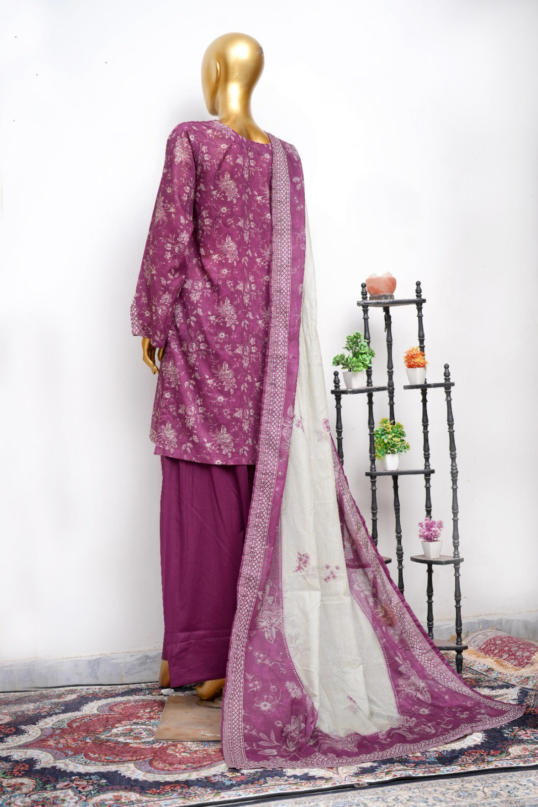 Bin Saeed Three Piece Farshi Exclusive lsm 0581