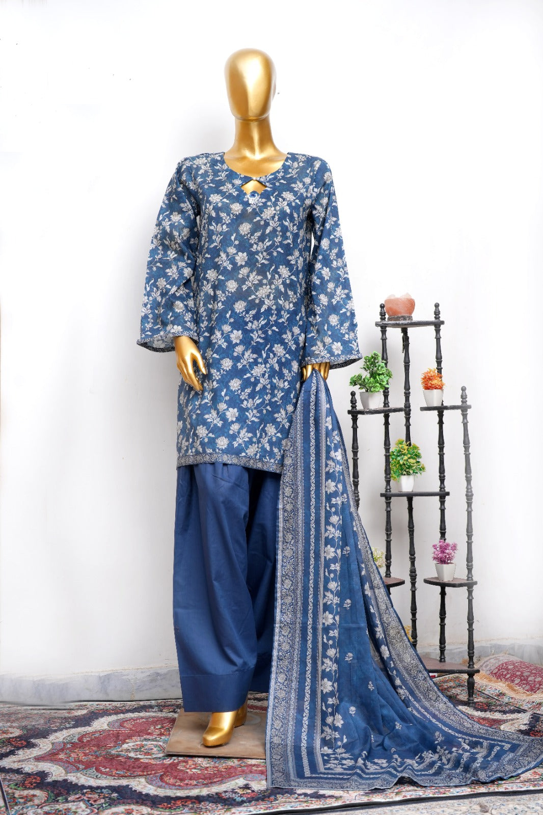 Bin Saeed Three Piece Farshi Exclusive lsm 0588