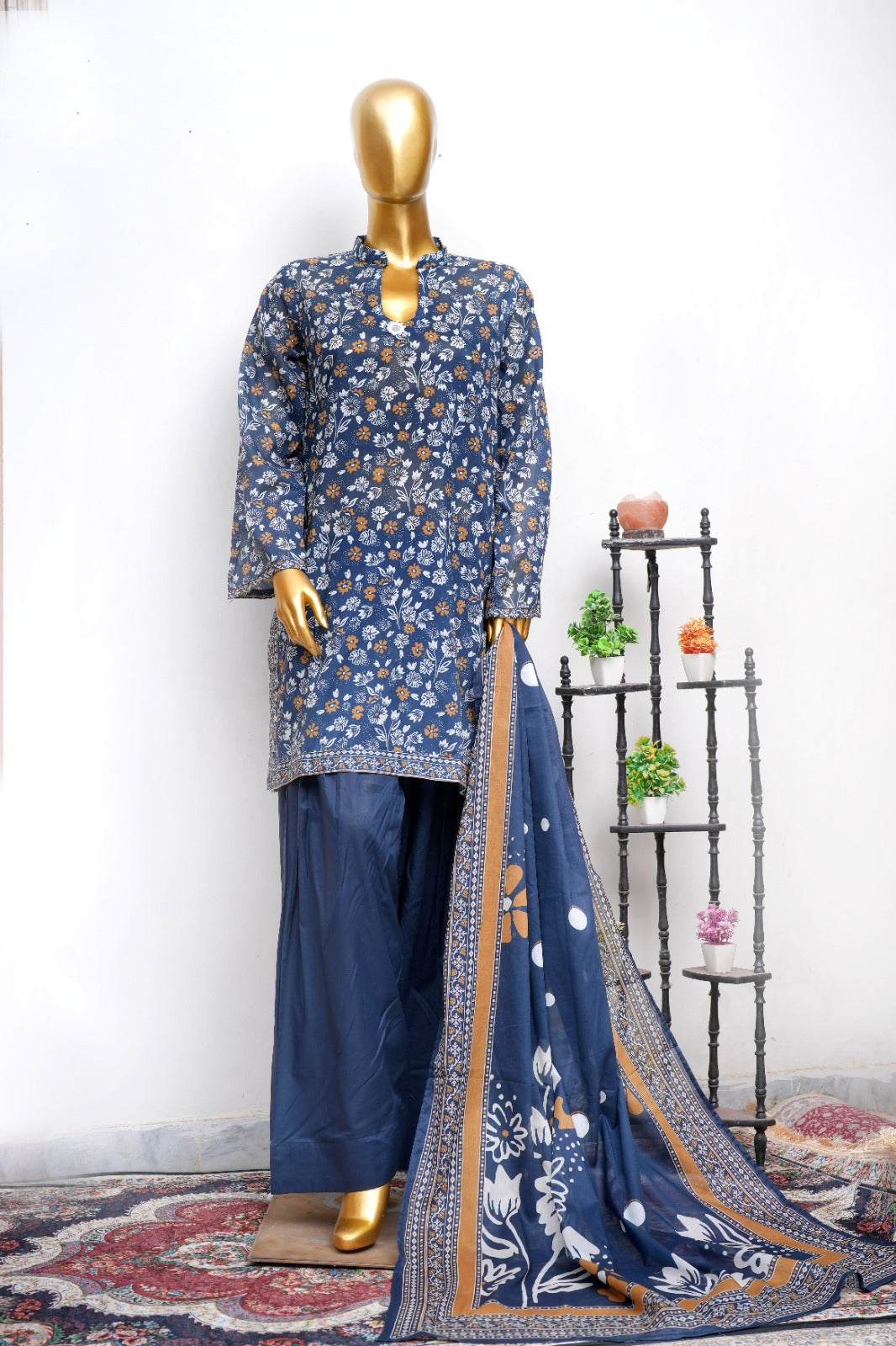 Bin Saeed Three Piece Farshi Exclusive lsm 0583