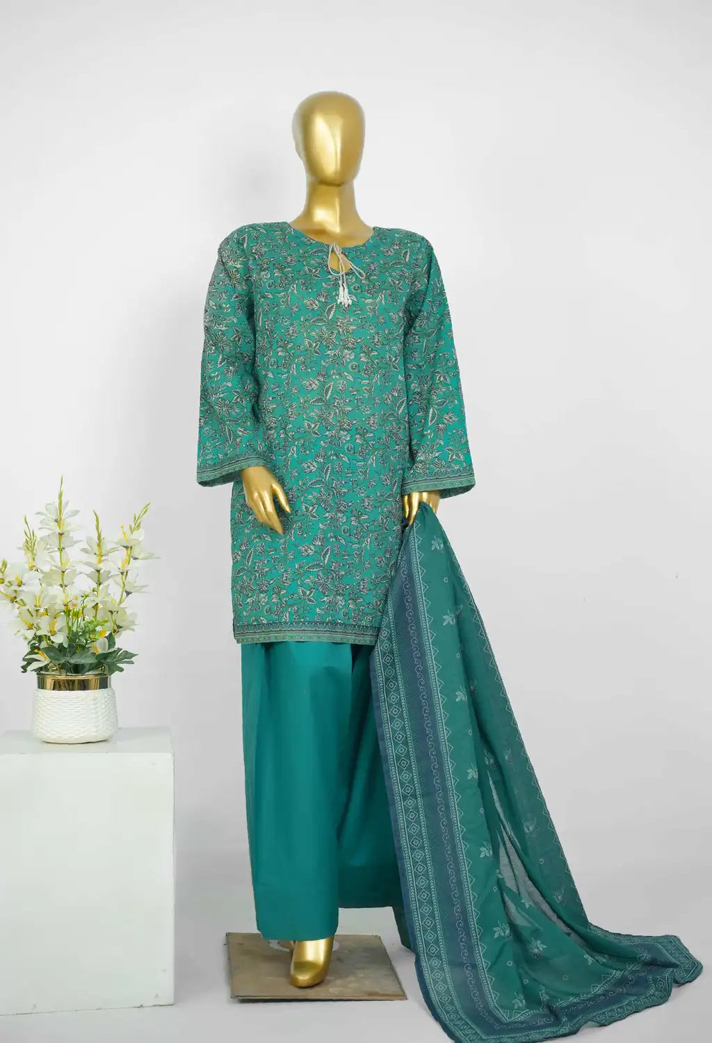 BIN SAEED EXCLUSIVE FARSHI SHALWAR 3PC COLLECTION