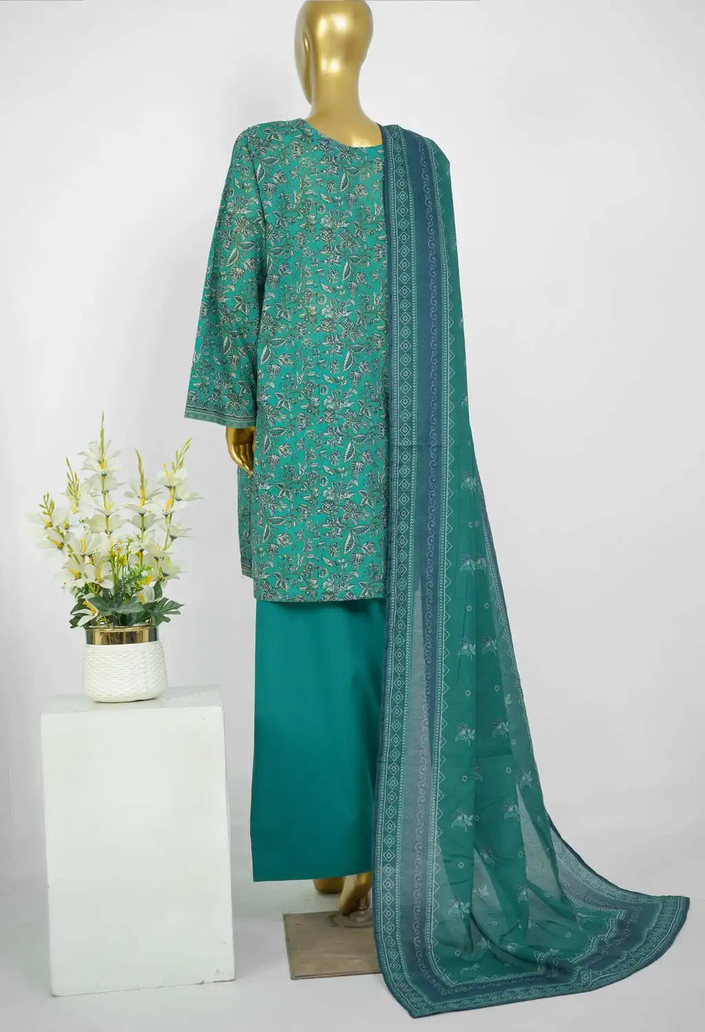 BIN SAEED EXCLUSIVE FARSHI SHALWAR 3PC COLLECTION