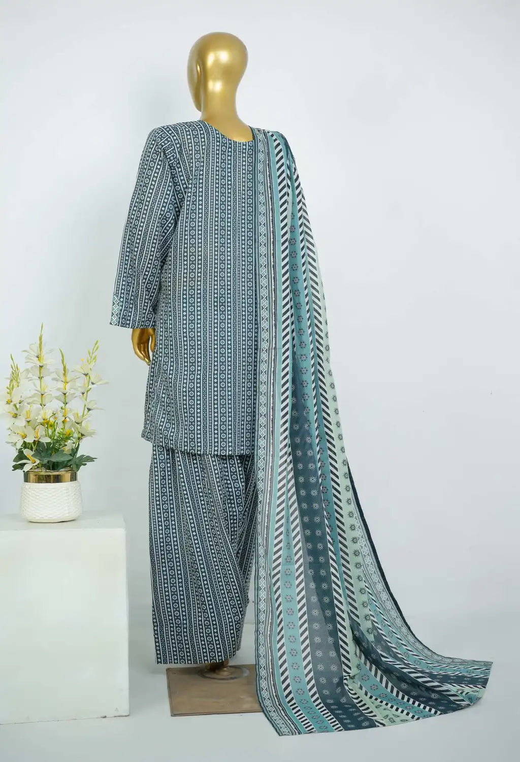 BIN SAEED EXCLUSIVE FARSHI SHALWAR 3PC COLLECTION