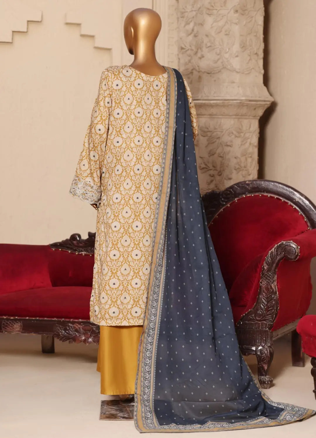 BIN SAEED EXCLUSIVE EMBROIDERED 3PC COLLECTION VOLUME 5 D04